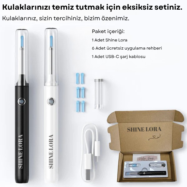 Shine Lora Kulak Temizleyici