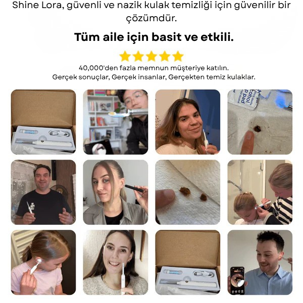 Shine Lora Kulak Temizleyici